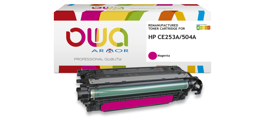 Toner remanufacturé OWA - standard - pour HP CE251A, CANON 723C