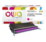 Toner remanufacturé OWA - haute capacité - pour LEXMARK C736H2CG, C736H1CG