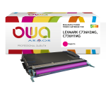 Toner remanufacturé OWA - haute capacité - pour LEXMARK C736H2CG, C736H1CG