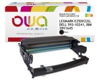 DE_Tambour remanufacturé OWA - standard - Noir - pour LEXMARK E250X22G, DELL 593-10241, IBM 39V1645