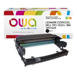 EN_Tambour remanufacturé OWA - standard - Noir - pour LEXMARK E250X22G, DELL 593-10241, IBM 39V1645