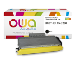 Toner remanufacturé OWA - très très haute capacité - Noir - pour BROTHER TN-3280