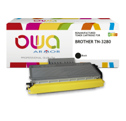 Toner remanufacturé OWA - très très haute capacité - Noir - pour BROTHER TN-3280