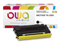 Toner remanufacturé OWA - très très haute capacité - Noir - pour BROTHER TN-2000