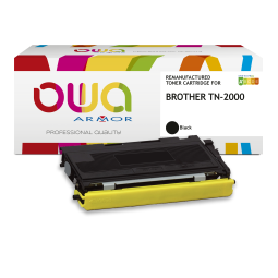 EN_Toner remanufacturé OWA - très très haute capacité - Noir - pour BROTHER TN-2000