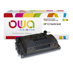 Toner remanufacturé OWA - haute capacité - Noir - pour HP CC364X