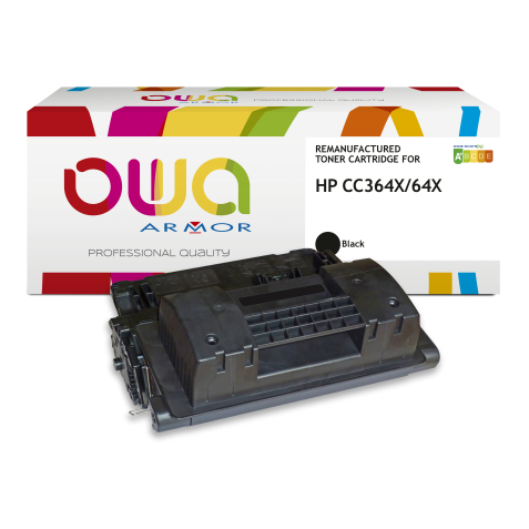 Toner remanufacturé OWA - haute capacité - Noir - pour HP CC364X