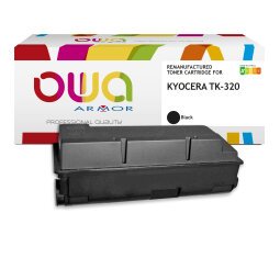 Toner remanufacturé OWA - haute capacité - Noir - pour KYOCERA TK-320