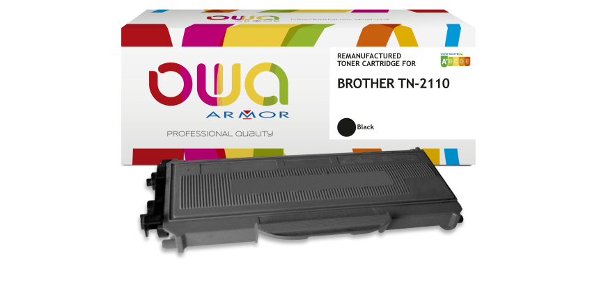 Toner remanufacturé OWA - standard - Noir - pour BROTHER TN2130, TN-2110