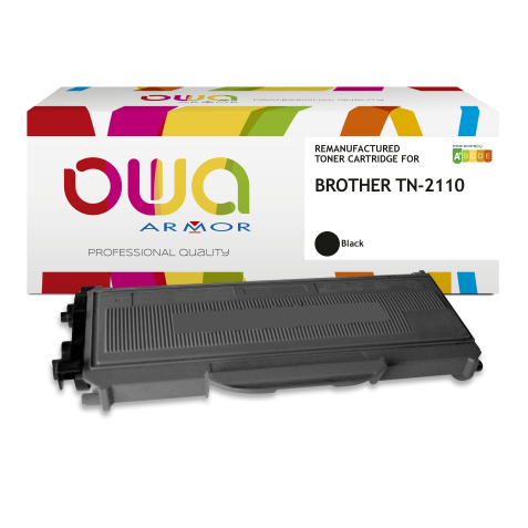 Toner remanufacturé OWA - standard - Noir - pour BROTHER TN2130, TN-2110