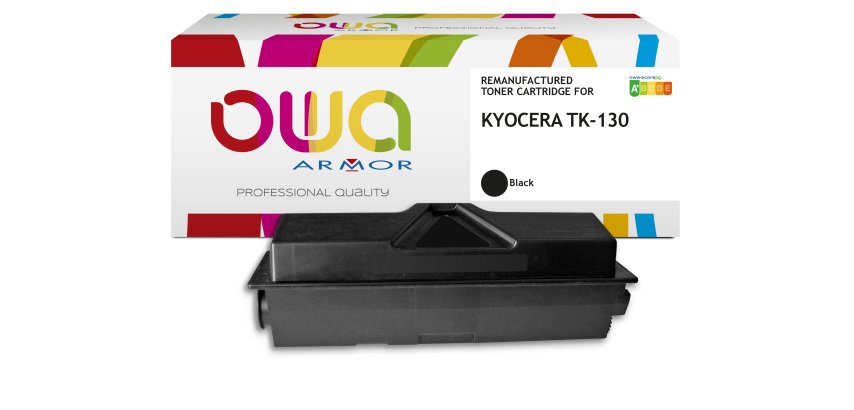 Toner remanufacturé OWA - standard - Noir - pour KYOCERA TK-130