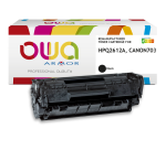 Toner remanufacturé OWA - très très haute capacité - Noir - pour HP Q2612A, CANON 703