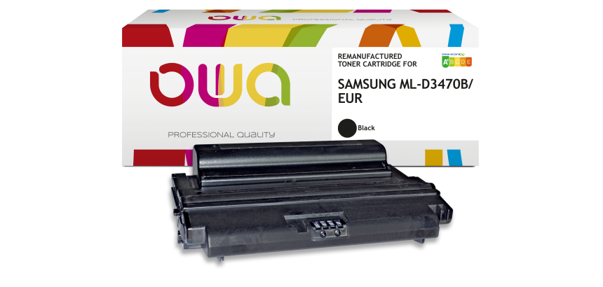 Toner remanufacturé OWA - haute capacité - Noir - pour SAMSUNG ML-D3470B/EUR