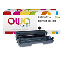 EN_Tambour remanufacturé OWA - standard - Noir - pour BROTHER DR-4000