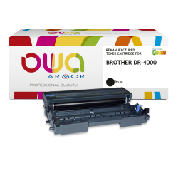 EN_Tambour remanufacturé OWA - standard - Noir - pour BROTHER DR-4000