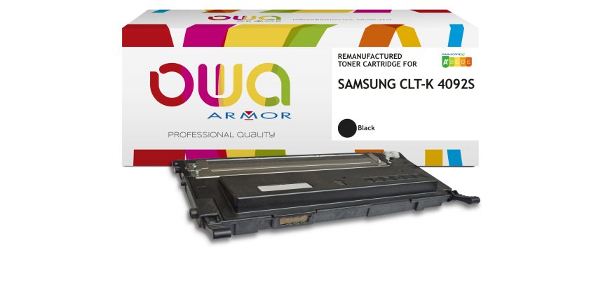 Toner remanufacturé OWA - standard - Noir - pour SAMSUNG CLT-K4092S/ELS