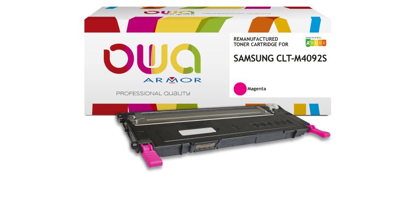 Toner remanufacturé OWA - standard - pour SAMSUNG CLT-C4092S/ELS