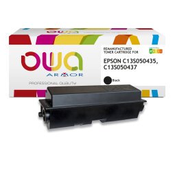 DE_Toner remanufacturé OWA - haute capacité - Noir - pour EPSON C13S050435, C13S050437