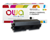 EN_Toner remanufacturé OWA - haute capacité - Noir - pour EPSON C13S050435, C13S050437