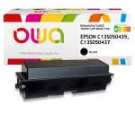 Toner remanufacturé OWA - haute capacité - Noir - pour EPSON C13S050435, C13S050437