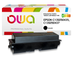 Toner remanufacturé OWA - haute capacité - Noir - pour EPSON C13S050435, C13S050437