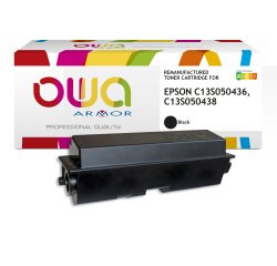 Toner remanufacturé OWA - standard - Noir - pour EPSON C13S050436, C13S050438