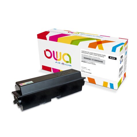Toner remanufacturé OWA - standard - Noir - pour EPSON C13S050436, C13S050438