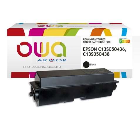 Toner remanufacturé OWA - standard - Noir - pour EPSON C13S050436, C13S050438