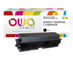 Toner remanufacturé OWA - standard - Noir - pour EPSON C13S050436, C13S050438