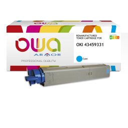 Gereviseerde toner OWA hoge capaciteit voor OKI 43459331