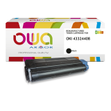 EN_Toner remanufacturé OWA - standard - Noir - pour OKI 43324408