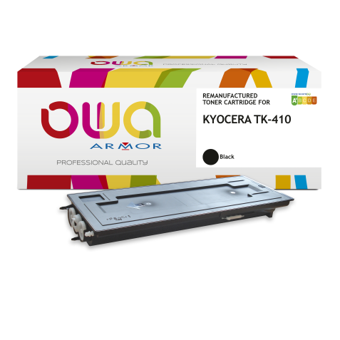 Toner remanufacturé OWA - standard - Noir - pour KYOCERA TK-410