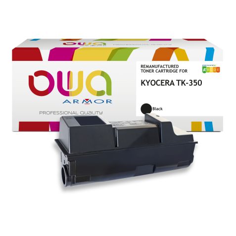 Toner remanufacturé OWA - standard - Noir - pour KYOCERA TK-350