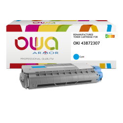 Toner remanufacturé OWA - standard - pour OKI 43872307