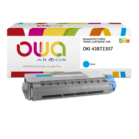 Toner remanufacturé OWA - standard - pour OKI 43872307