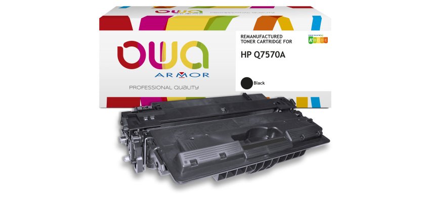 Toner remanufacturé OWA - standard - Noir - pour HP Q7570A