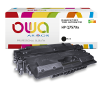 Toner remanufacturé OWA - standard - Noir - pour HP Q7570A
