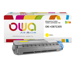 Toner remanufacturé OWA - standard - pour OKI 43872307