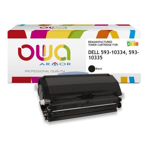 Toner remanufacturé OWA - haute capacité - Noir - pour DELL 593-10334, 593-10335