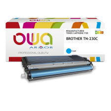 Toner remanufacturé OWA - standard - Cyan - pour BROTHER TN-240C, TN-230C