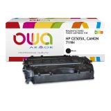 Toner remanufacturé OWA - très très haute capacité - Noir - pour HP CE505X, CANON 719H