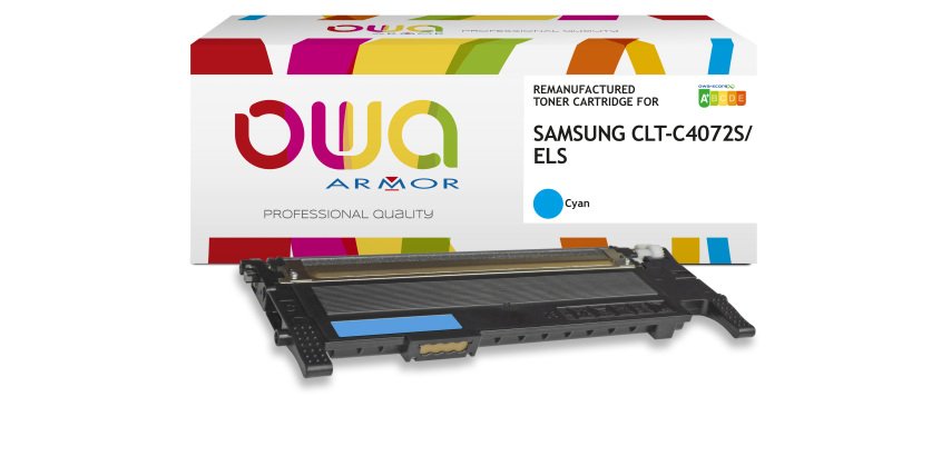 Toner remanufacturé OWA - standard - pour SAMSUNG CLT-C4072S/ELS