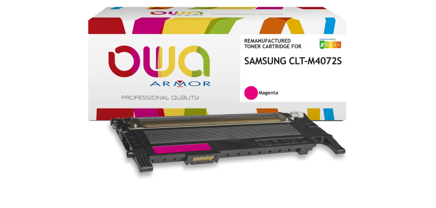 Toner remanufacturé OWA - standard - pour SAMSUNG CLT-C4072S/ELS