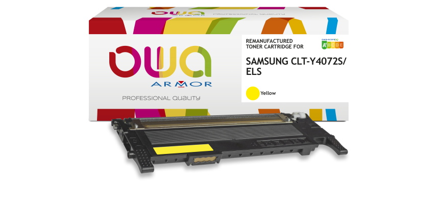 Toner remanufacturé OWA - standard - pour SAMSUNG CLT-C4072S/ELS