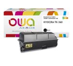 Toner remanufacturé OWA - standard - Noir - pour KYOCERA TK-360