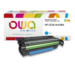 Toner remanufacturé OWA - standard - pour HP CE261A