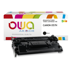 Toner remanufacturé OWA - haute capacité - Noir - pour CANON 057H
