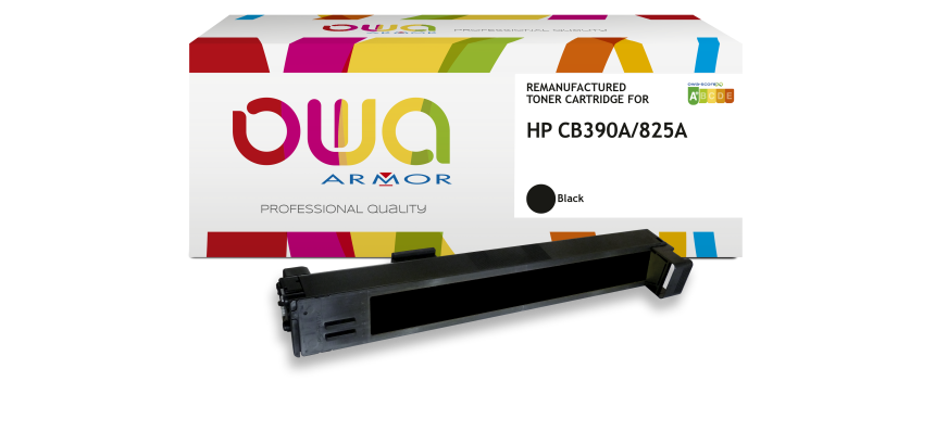 Toner remanufacturé OWA - haute capacité - Noir - pour HP CB390A