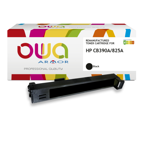 Toner remanufacturé OWA - haute capacité - Noir - pour HP CB390A