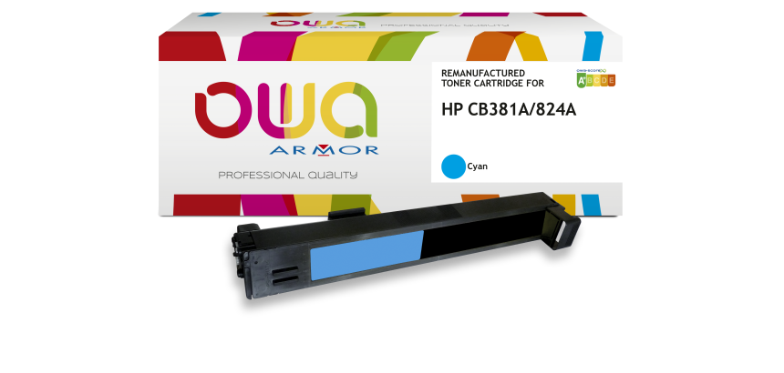 Toner remanufacturé OWA - standard - pour HP CB381A